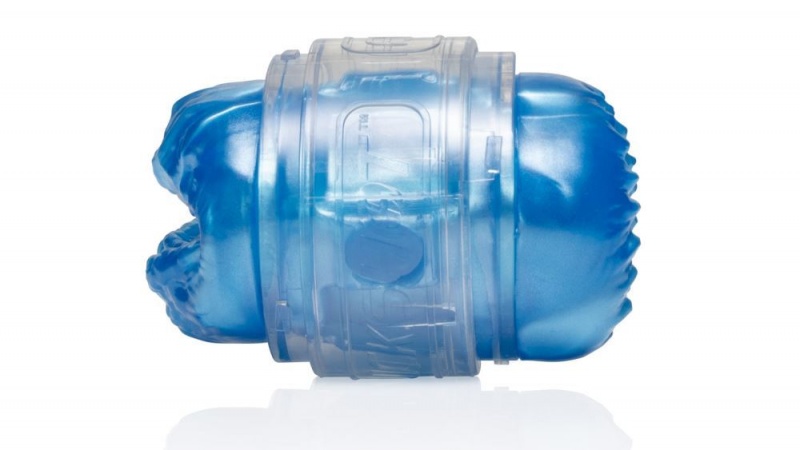 Fleshlight Quickshot Alien Butt/Mouth - Metallic Blue Freaks Male Masturbators | RIYADH FNEBA3705