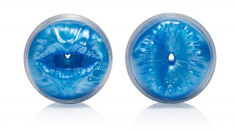 Fleshlight Quickshot Alien Butt/Mouth - Metallic Blue Freaks Male Masturbators | RIYADH FNEBA3705