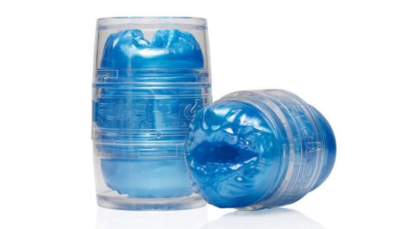 Fleshlight Quickshot Alien Butt/Mouth - Metallic Blue Freaks Male Masturbators | RIYADH FNEBA3705