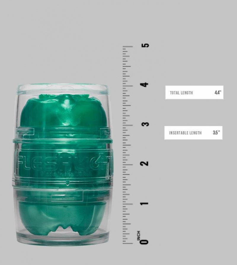 Fleshlight Quickshot Alien Lady/Butt - Metallic Green Freaks Male Masturbators | RIYADH OBLQM8726